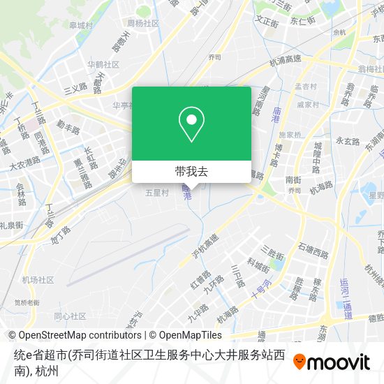 统e省超市(乔司街道社区卫生服务中心大井服务站西南)地图