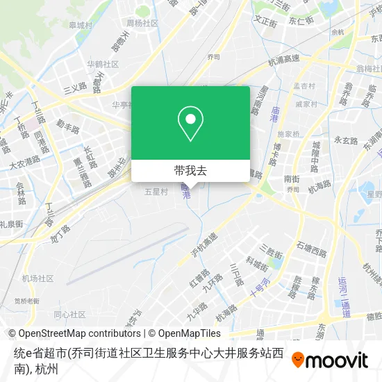 统e省超市(乔司街道社区卫生服务中心大井服务站西南)地图