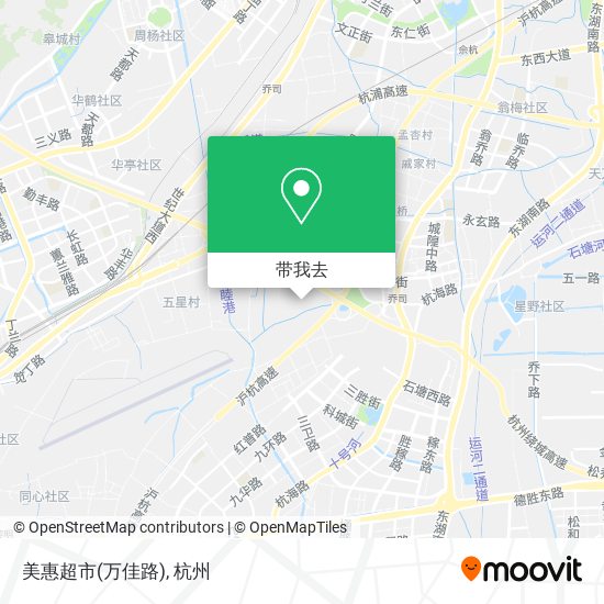 美惠超市(万佳路)地图