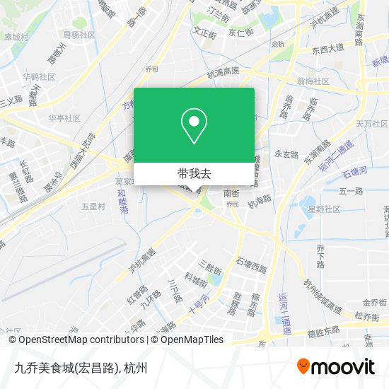 九乔美食城(宏昌路)地图