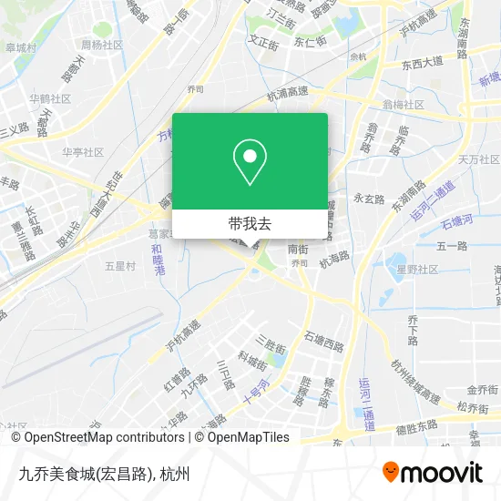 九乔美食城(宏昌路)地图