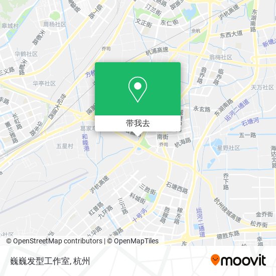 巍巍发型工作室地图