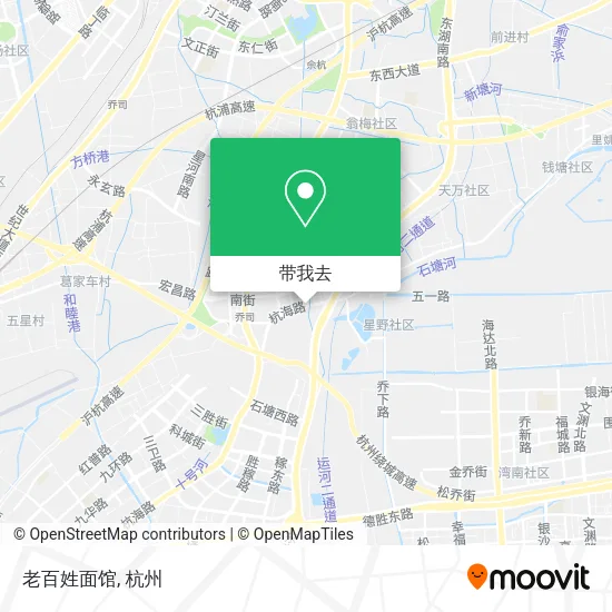 老百姓面馆地图