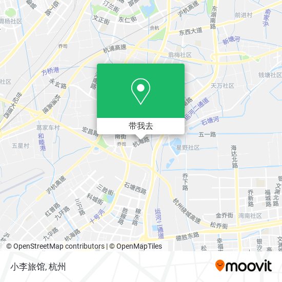 小李旅馆地图