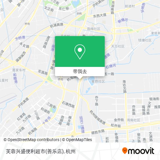 芙蓉兴盛便利超市(善乐店)地图
