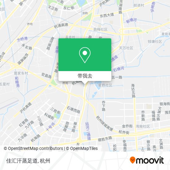 佳汇汗蒸足道地图