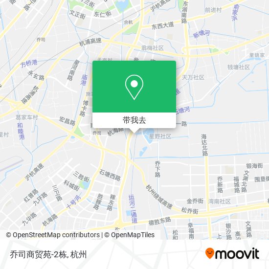 乔司商贸苑-2栋地图