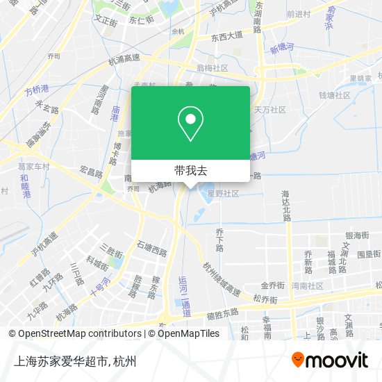 上海苏家爱华超市地图