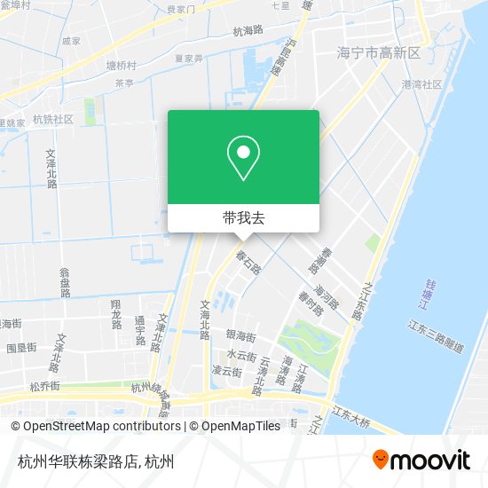 杭州华联栋梁路店地图