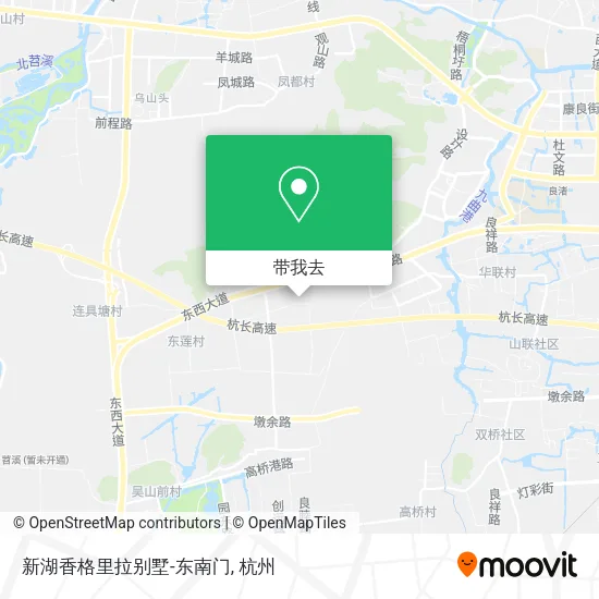 新湖香格里拉别墅-东南门地图