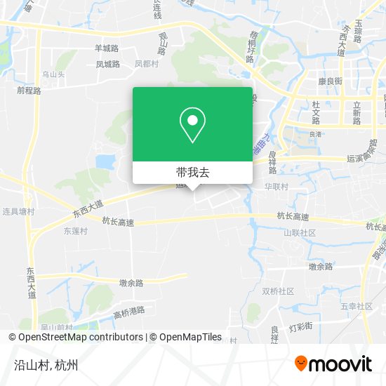 沿山村地图