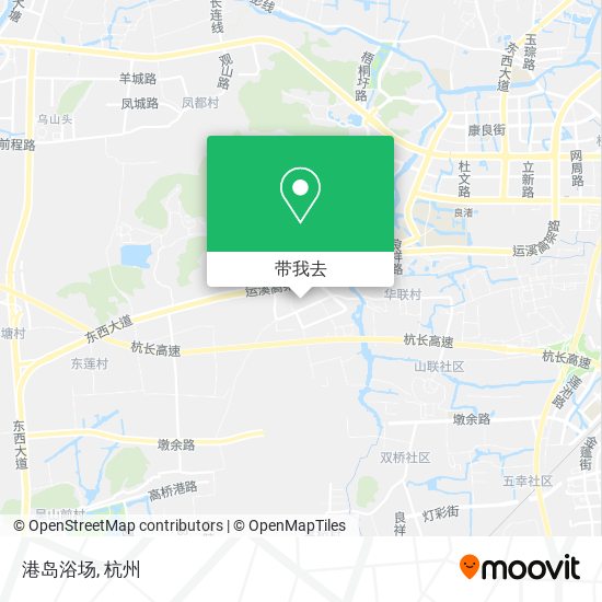 港岛浴场地图