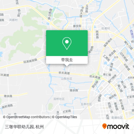三墩华联幼儿园地图