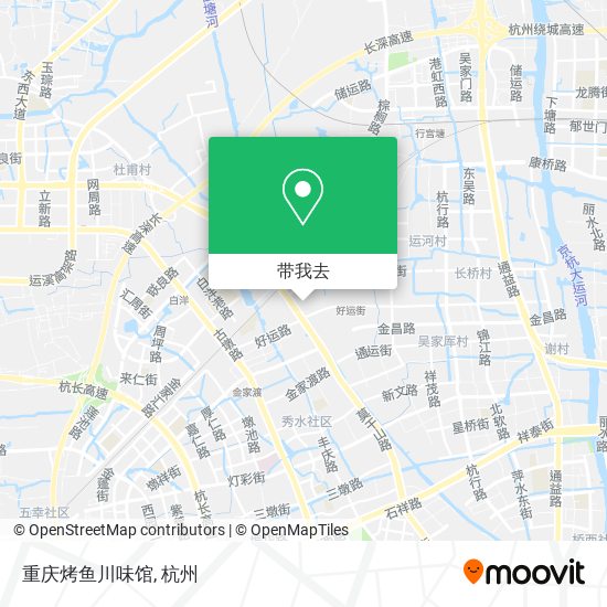重庆烤鱼川味馆地图