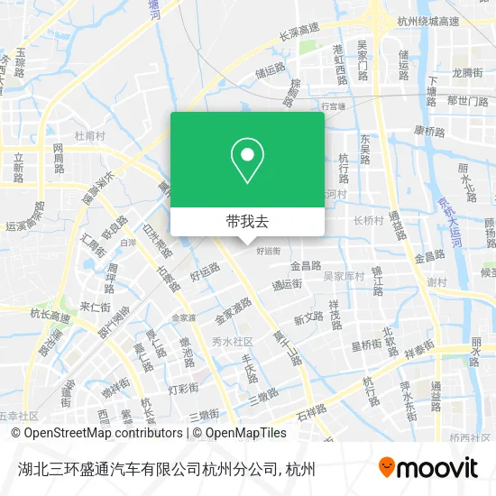 湖北三环盛通汽车有限公司杭州分公司地图