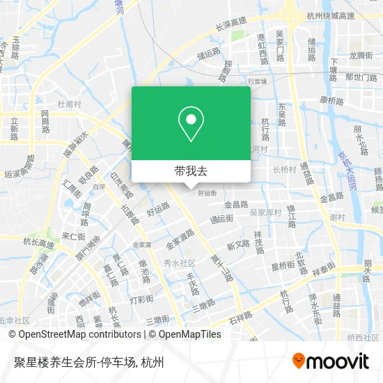 聚星楼养生会所-停车场地图