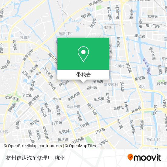 杭州信达汽车修理厂地图
