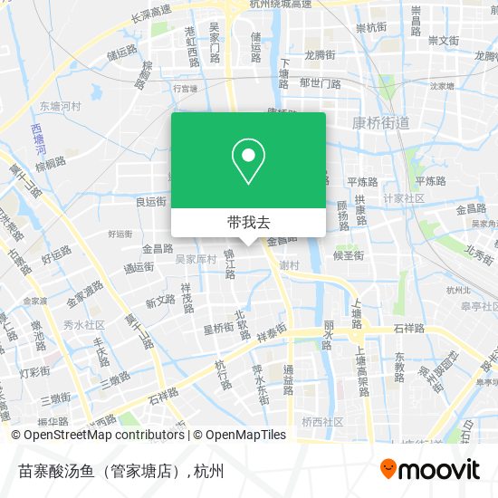 苗寨酸汤鱼（管家塘店）地图