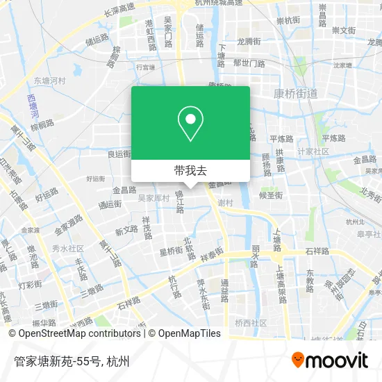 管家塘新苑-55号地图