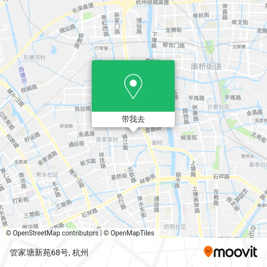 管家塘新苑68号地图