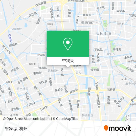 管家塘地图