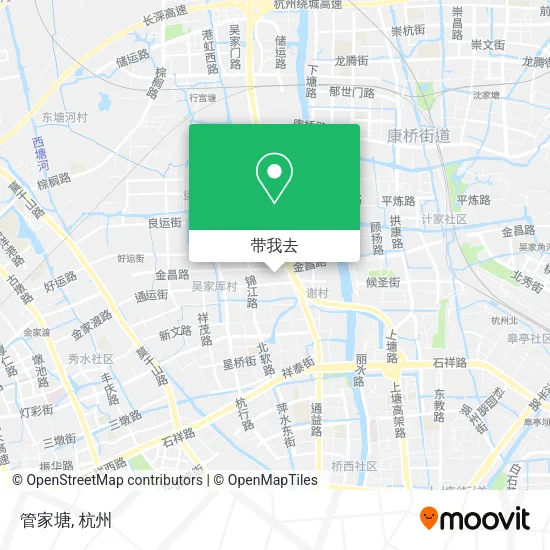管家塘地图
