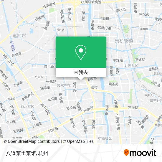 八道菜土菜馆地图