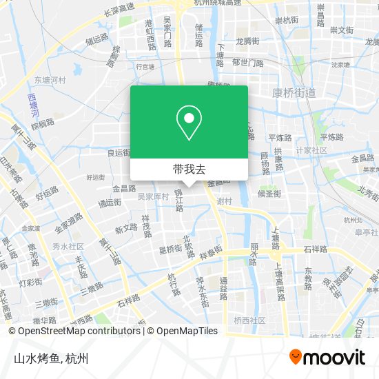 山水烤鱼地图