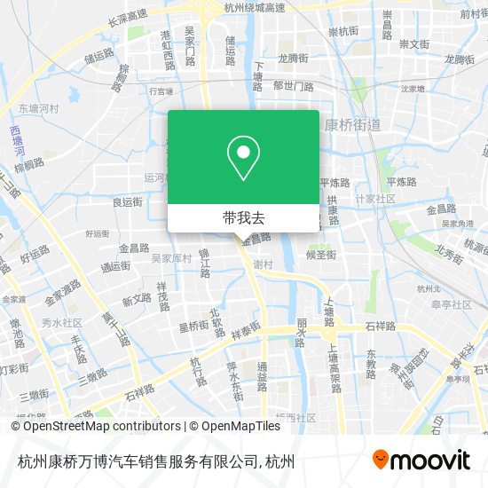 杭州康桥万博汽车销售服务有限公司地图
