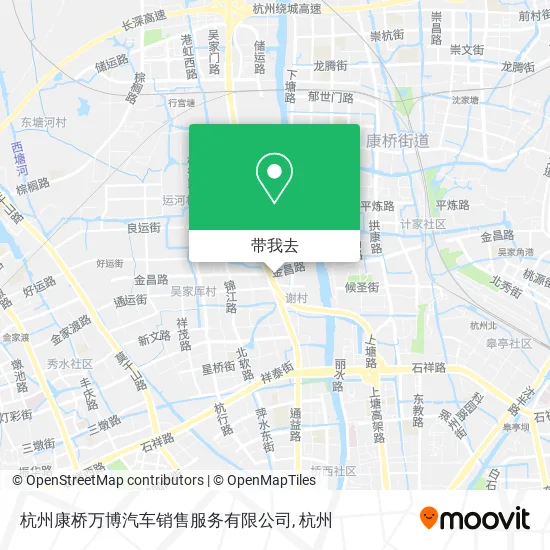 杭州康桥万博汽车销售服务有限公司地图