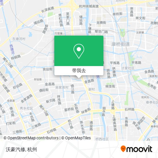 沃豪汽修地图