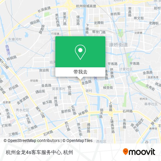 杭州金龙4s客车服务中心地图