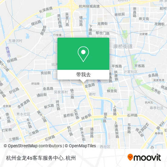 杭州金龙4s客车服务中心地图