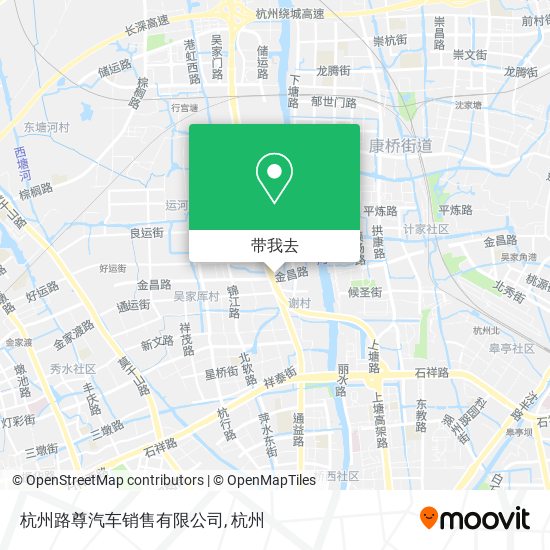 杭州路尊汽车销售有限公司地图