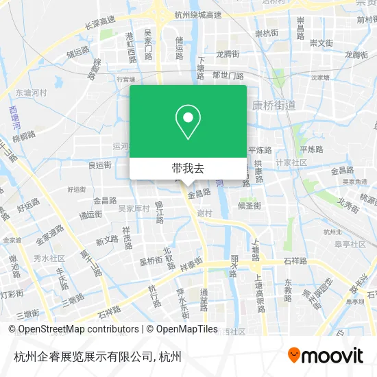杭州企睿展览展示有限公司地图
