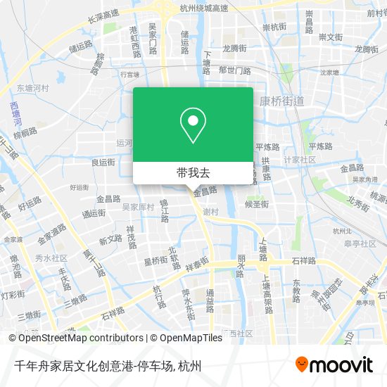 千年舟家居文化创意港-停车场地图