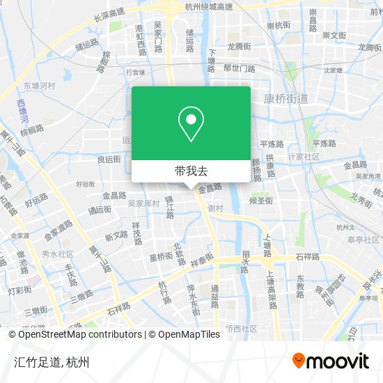 汇竹足道地图
