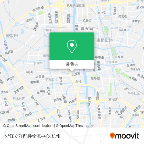 浙江立洋配件物流中心地图