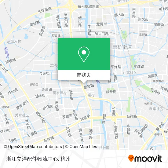浙江立洋配件物流中心地图