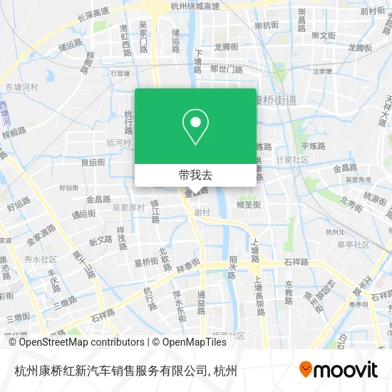 杭州康桥红新汽车销售服务有限公司地图