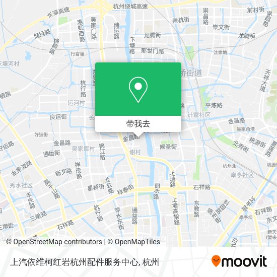 上汽依维柯红岩杭州配件服务中心地图