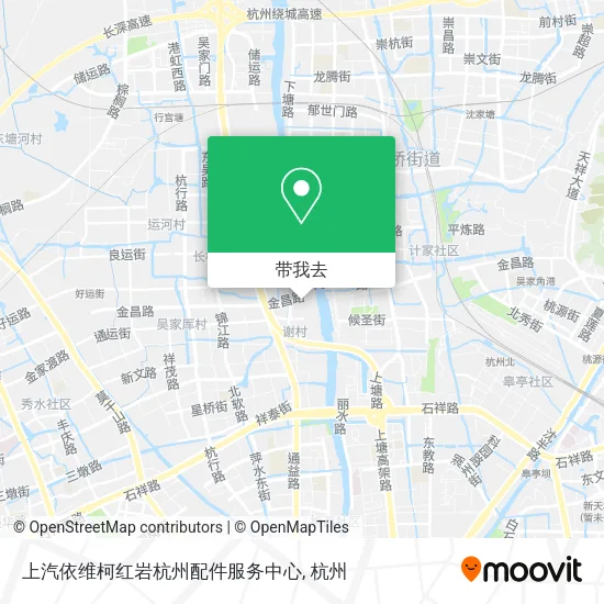 上汽依维柯红岩杭州配件服务中心地图