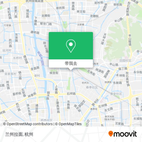 兰州拉面地图