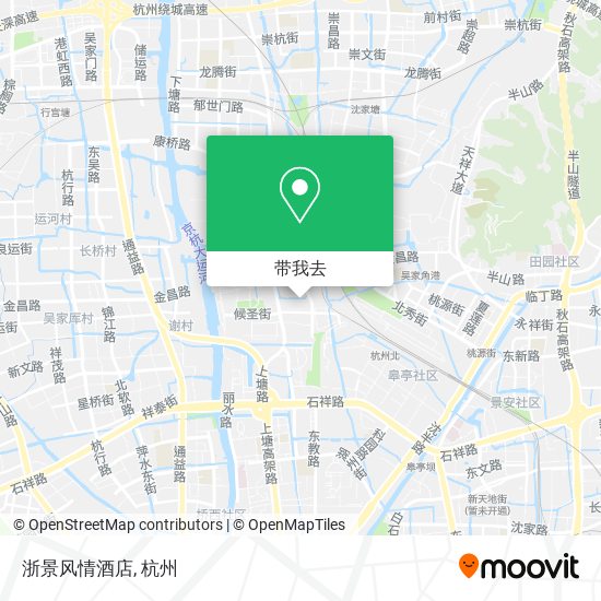 浙景风情酒店地图