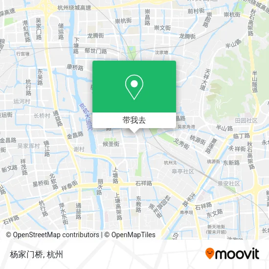 杨家门桥地图