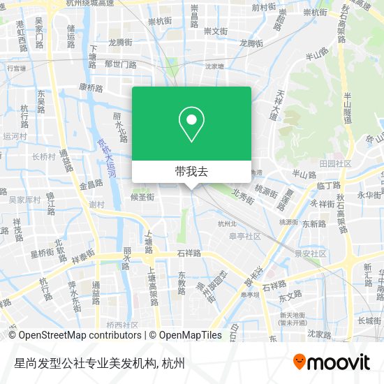 星尚发型公社专业美发机构地图