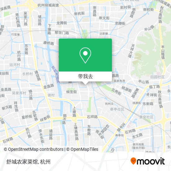 舒城农家菜馆地图