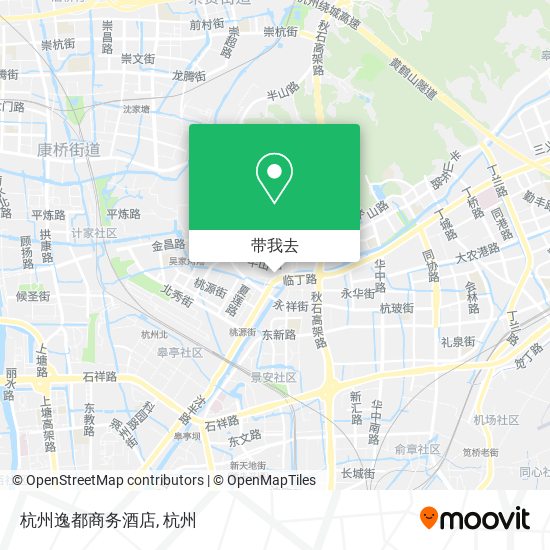 杭州逸都商务酒店地图