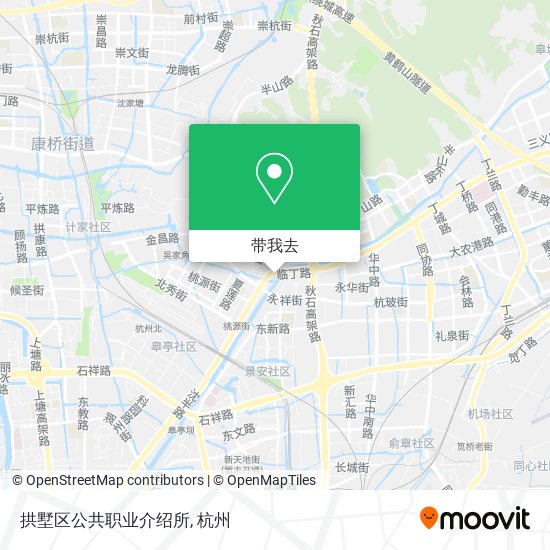 拱墅区公共职业介绍所地图