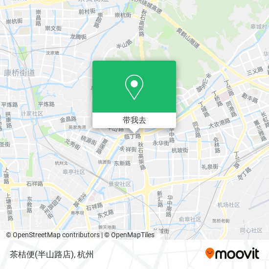 茶桔便(半山路店)地图